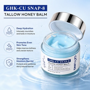 Bálsamo de Sebo y Miel Antiarrugas OEM, Crema Reafirmante Antiarrugas con Ceramida Snap 8 GHK-CU, Crema Facial con Péptidos de Cobre Azul - Product Image 2