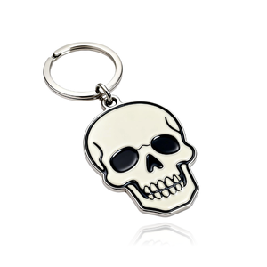 Porte-clés en métal émaillé sur le thème d'Halloween personnalisé, citrouille, fantôme, chat noir, porte-clés en alliage personnalisé pour cadeau en gros - Product Image 1