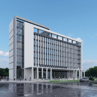 Edificio de Oficinas con Estructura de Acero de Alta Eficiencia Energética con Paneles Aislantes