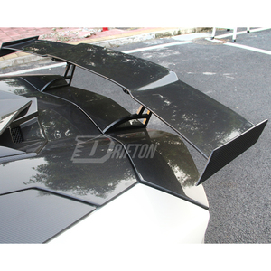 Aileron arrière en fibre de carbone Drifton New avec couvercle de base, tissage 3K/6K/12K pour Lamborghini Aventador LP700 LP740 LP750 2011-2021 - Product Image 2