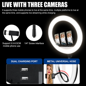 Anillo de Luz LED de 18 Pulgadas con Trípode, Control Remoto, <span class=keywords><strong>Precio</strong></span> al por Mayor para Transmisiones en Vivo, Muy Popular - Product Image 5