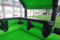 WINSUN Bar flottant gonflable commercial en PVC pour piscine, tente de bar gonflable pour adultes avec sièges pour événements extérieurs et fêtes en famille