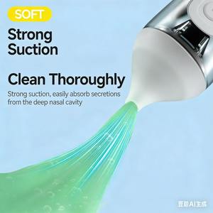 Aspirador Nasal Eléctrico Seguro y Delicado para Bebés, Limpiador Nasal para Recién Nacidos, Eficaz para la Eliminación de Secreciones Nasales - Product Image 4