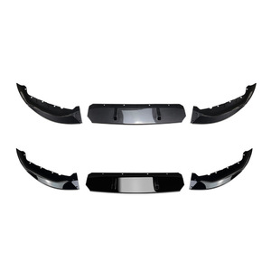 Alerón Delantero BMW MP para Serie 5 G30 G31 Sport 525i 530i 2021 2023, Negro Piano con Textura de Fibra de Carbono - Product Image 2