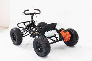 Kart tout-terrain XuanYu Small Wheel-4 80CC à essence, deux temps, frein à disque, propulsion arrière, pour enfants et adultes, karting de course en plein air - Product Image 2