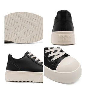 Zapatos de Hombre para Caminar, Transpirables, con Suela Gruesa, que Aumentan la Altura, Estilo Casual, Diseño Exclusivo, Mismo Estilo que los Zapatos de Cuero - Product Image 5