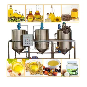 canola cooking oil extraction and refining machine sunfwer oil refined machine cottonseed oil