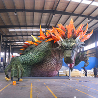 Créature animatronique personnalisée, animal géant pour les grands spectacles musicaux en plein air