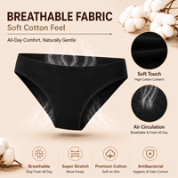 Braguitas de Bikini de Talle Bajo para Mujer, Ropa Interior Suave, Transpirable y Elástica, Logotipo Personalizado, Marca Privada, OEM, ODM, Venta al Por Mayor