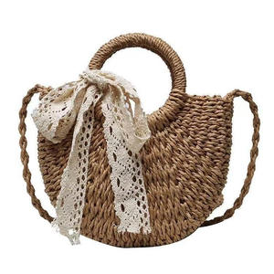 Nouveau Sac en Paille Tressé Tendance, Sac à Bandoulière Unique pour Femme, Sac à Main Écologique, Vente Chaude - Product Image 4