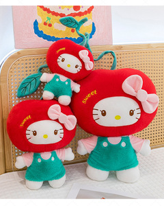 Anh Đào Mèo Mèo Thú Nhồi Bông Búp Bê Dễ Thương <span class=keywords><strong>Kt</strong></span> Mèo Đồ Chơi Sang Trọng Siêu Dễ Thương Mềm Phim Hoạt Hình Ném Gối Cho Bộ Đồ Giường Phòng Bán Buôn Quà Tặng - Product Image 6