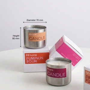 Envase de Lujo para Velas de Acero Inoxidable 304 de Grado Alimenticio, Venta al por Mayor, Contenedor Vacío Premium, Envío Inmediato - Product Image 5