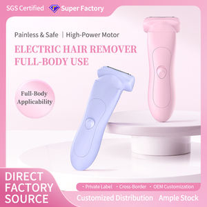 Tondeuse à poils du pubis ergonomique précise, lavable, sûre et sensible, rasoir sans fil pour femmes, tondeuse bikini - Product Image 3