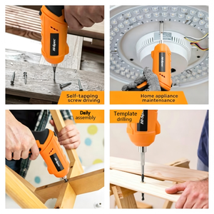 ไขควงไร้สาย 3.6V ชาร์จไฟได้ พร้อมไฟ LED และพอร์ต Type C สำหรับซ่อมแซม DIY - Product Image 2