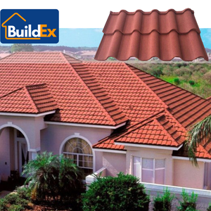 Tôles de toiture en ardoise noire Davor, résistantes à la rouille et à la chaleur, pour usage hôtelier, tuiles de toiture revêtues de pierre rouge Ghana <span class=keywords><strong>Dekra</strong></span> - Product Image 6