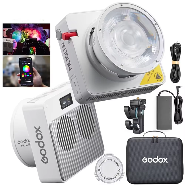 Ml100r Full Color Led Video Light 1800k-10000k Portable Rgb Pocket Fill Light for Camera Outdoor Photography Live
