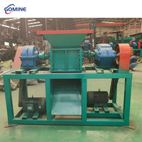 Machine de broyage automatique de pneus pour le recyclage des pneus usagés, équipement de broyage de pneus de voiture usagés à vendre
