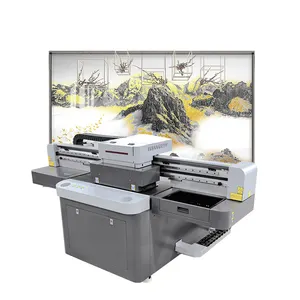 Qualidade UV 9060 A1 led flatbed impressora vidro garrafa telhas caneta caixa de madeira máquina de impressão Luz caixa impressora