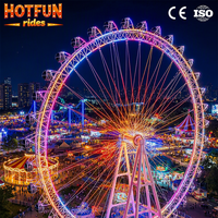 Grande Roue de Luxe Hotfun de 75 m avec Éclairage LED – Attraction Moderne pour Fêtes Foraines et Sites Touristiques Urbains