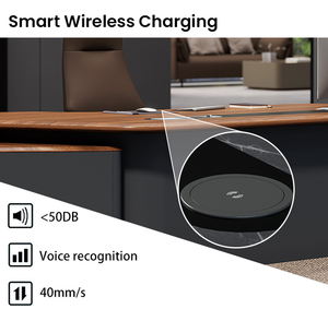 Hiện đại sang trọng bàn điều hành bền <span class=keywords><strong>MDF</strong></span> gỗ máy tính Ông Chủ quản lý melamine CE chứng nhận mở rộng văn phòng nhà phòng ngủ bàn - Product Image 3