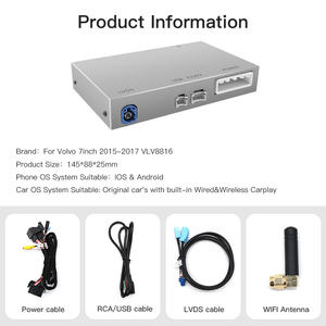 Autoabc Wireless <span class=keywords><strong>CarPlay</strong></span> pour <span class=keywords><strong>Volvo</strong></span> S60 2011-2017 <span class=keywords><strong>XC60</strong></span> V40 V60 Android Auto Interface Mirror Link AirPlay Garantie 1 an - Product Image 6