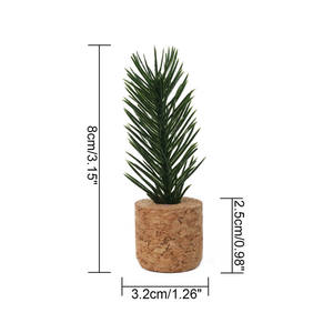 Miniature décorative très prisée : Plante d'aloe vera artificielle magnétique à clipser sur grille d'aération de voiture pour décoration intérieure - Product Image 5