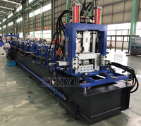 Ligne de fabrication de profilés C Z personnalisés à haute efficacité, machine de formage à rouleaux de poutrelles C Z U, ligne de production C Z U