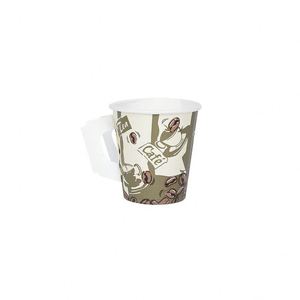 Gobelet en papier simple, écologique, personnalisé, jetable, sans odeur, pour café et boissons, avec poignée, 7oz, 8oz, 9oz, 10oz - Product Image 2
