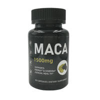 Capsules de Maca Naturelles pour Hommes - Vente Chaude - Fournissent Énergie, Immunité et Combattent la Fatigue - Compléments Alimentaires à Base de Plantes pour Adultes