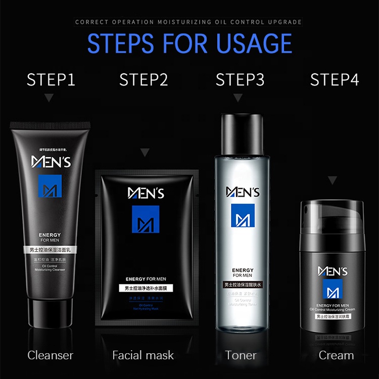 korean skin care set for men