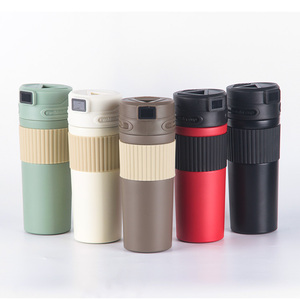 Vaso de café de viaje inteligente, vaso de vacío con pantalla, Control de temperatura, taza de acero inoxidable con soporte para teléfono, novedad de 2023 - Product Image 2