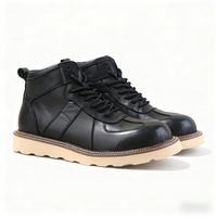 Chaussures de marche décontractées haut de gamme pour hommes, respirantes, antidérapantes, élégantes, à lacets, semelle épaisse, design rétro, rehaussantes et authentiques