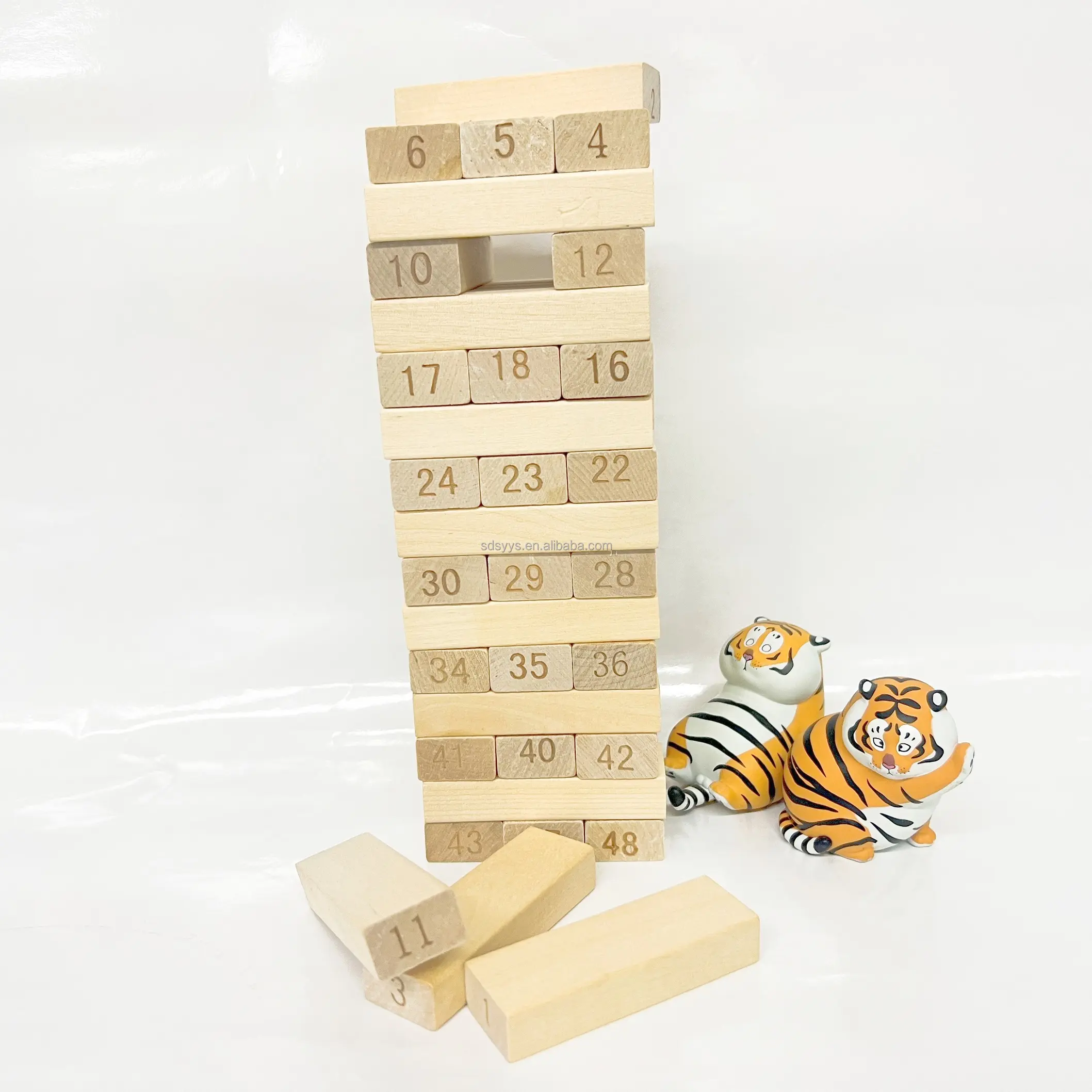 تصميم جديد ألعاب التراص التوازن كتل خشبية مونتيسوري لعبة تعليمية للأطفال ألعاب خشبية مونتيسوري