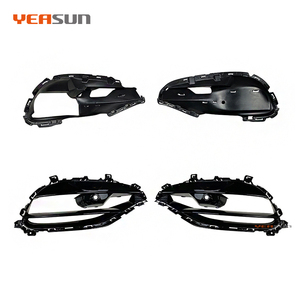 Grilles de ventilation d'air de phare antibrouillard avant ABS, cadre de protection, canards pour Mercedes-Benz <span class=keywords><strong>Classe</strong></span> <span class=keywords><strong>A</strong></span> W176 A45 <span class=keywords><strong>AMG</strong></span> 2013 2015 <span class=keywords><strong>2016</strong></span> 2018 - Product Image 4
