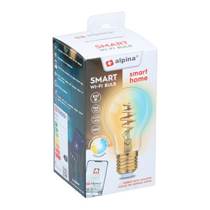 Bombilla inteligente e27 4.9w, 1800-6500k, controlable, regulable, ideal para entornos personalizados y ahorro de energía. - Product Image 1