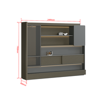 Archivadores de Madera Modernos de Lujo para Oficina de Director Ejecutivo, Oficina en Casa, Hotel, Dormitorio y Apartamento - Muebles Ejecutivos de Gran Capacidad