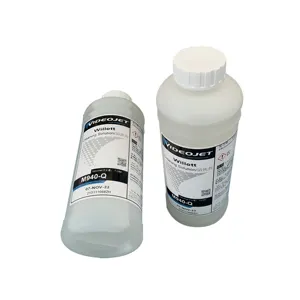 Flacone originale Videojet M940-Q Cleaner solvent DOD poroso 1L per stampante di codifica Case con certificato MSDS RoHS