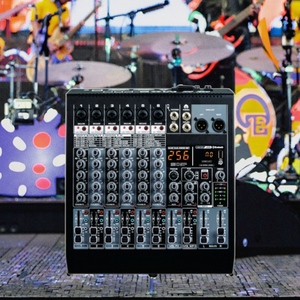 Profession eller 6-Kanal-DJ-Audio-Mixer mit Bühnen leistung für Soundkarten und Live-Auftritte - Product Image 6