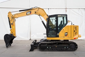 Excavatrice sur chenilles Caterpillar 307.5 7.5T d'occasion à <span class=keywords><strong>prix</strong></span> réduit, 90% neuve, pour la construction - Product Image 3