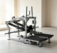 Appareil de musculation Belt Squat à charge par plaques pour squats sécurisés, étirements des jambes, fessiers et fessiers-hanches