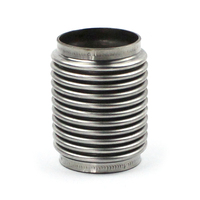 Fuelle flexible de escape resistente a altas temperaturas de 2.5 pulgadas de acero inoxidable con sistema de interbloqueo OEM