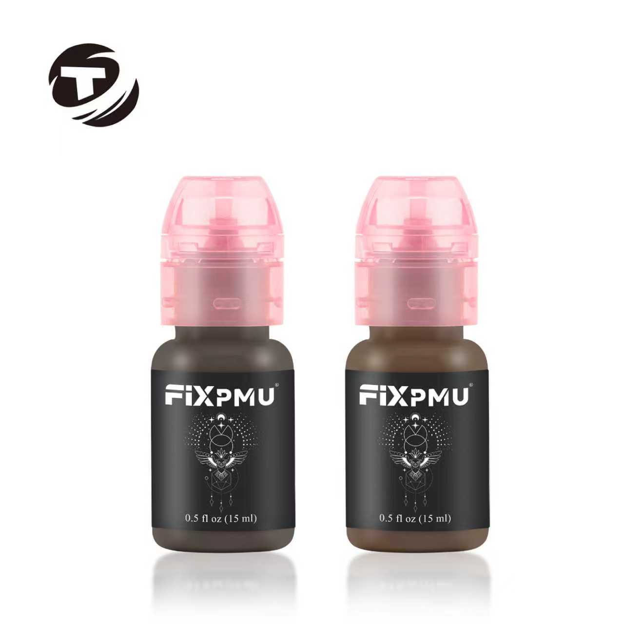 FIXPMU, оптовая продажа, 15 мл, органический пигмент для татуажа, для бровей, карандаш для губ, Перманентный макияж, частная этикетка, пигменты