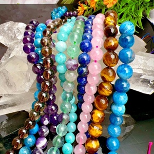 Bán buôn, hàng hot: Hạt pha lê trang trí, thạch anh hồng hóa thạch, đá lapis và nhiều chất liệu khác để làm đồ trang sức - Product Image 2