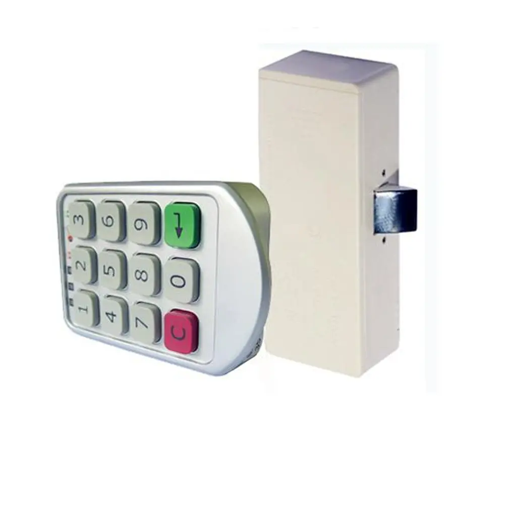 For Gym Wood Steel Door Password Locker Lock with Temporary 4~10 Digits Code Public Mode Electronic Digital Keypad Cabinet Lock