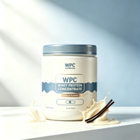 Concentré de protéines de lactosérum WPC à la vanille personnalisé |   Poudre nutritionnelle en gros 500g