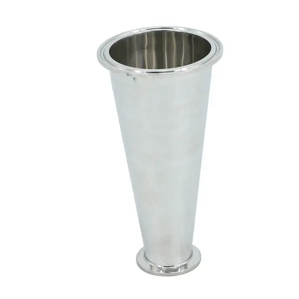 Clamping Stainless Steel Conical Reducer with Matte Polish