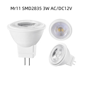 MR11 LED Dimmable Lamp Cup GU4 Pin 3W Household Hotel Shopping Mall Haute luminosité <span class=keywords><strong>Strobo</strong></span>-free Plastic-coated Aluminium AC DC12V - Product Image 2