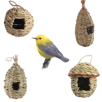 Vente en usine, niche d'oiseau pour Cage ou extérieur suspendu, nidification d'oiseau naturel fait à la main, petit nid d'oiseau pour colibri