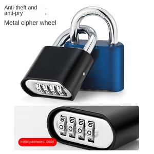 Vente chaude transfrontalière serrure à combinaison serrure de tiroir cadenas à combinaison à 4 roues cadenas à faisceau combinaison cadenas en alliage de Zinc - Product Image 4