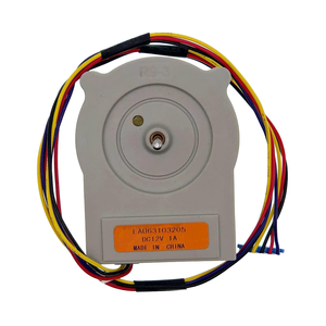 Moteur de ventilateur de condenseur pour <span class=keywords><strong>réfrigérateur</strong></span>-congélateur <span class=keywords><strong>LG</strong></span> EAU63103205 73132 73133 LFXS24623B compatible 12V 4 broches CC remplace 4509125 - Product Image 1